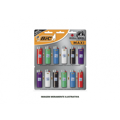 ISQUEIRO - BIC - MAXI - DP12